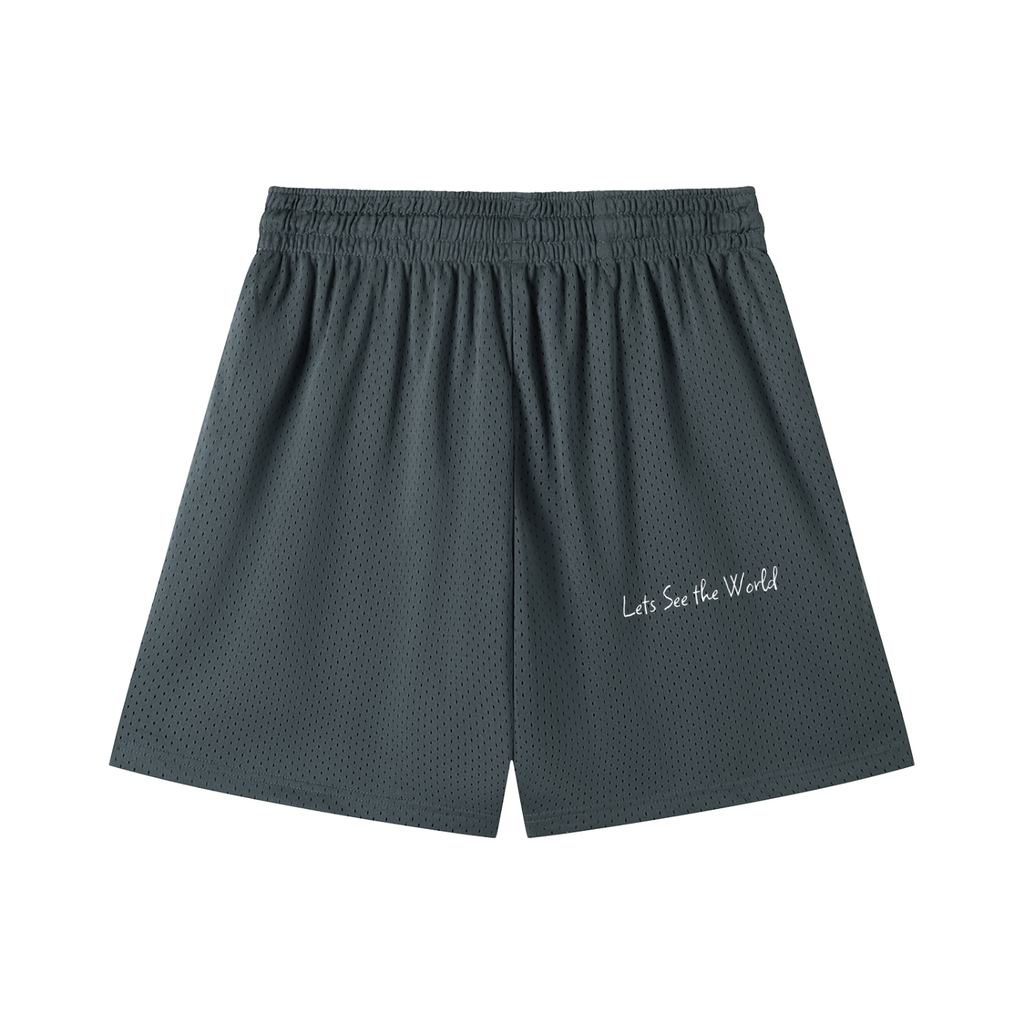 WAVE KING Mesh Drawstring Shorts
