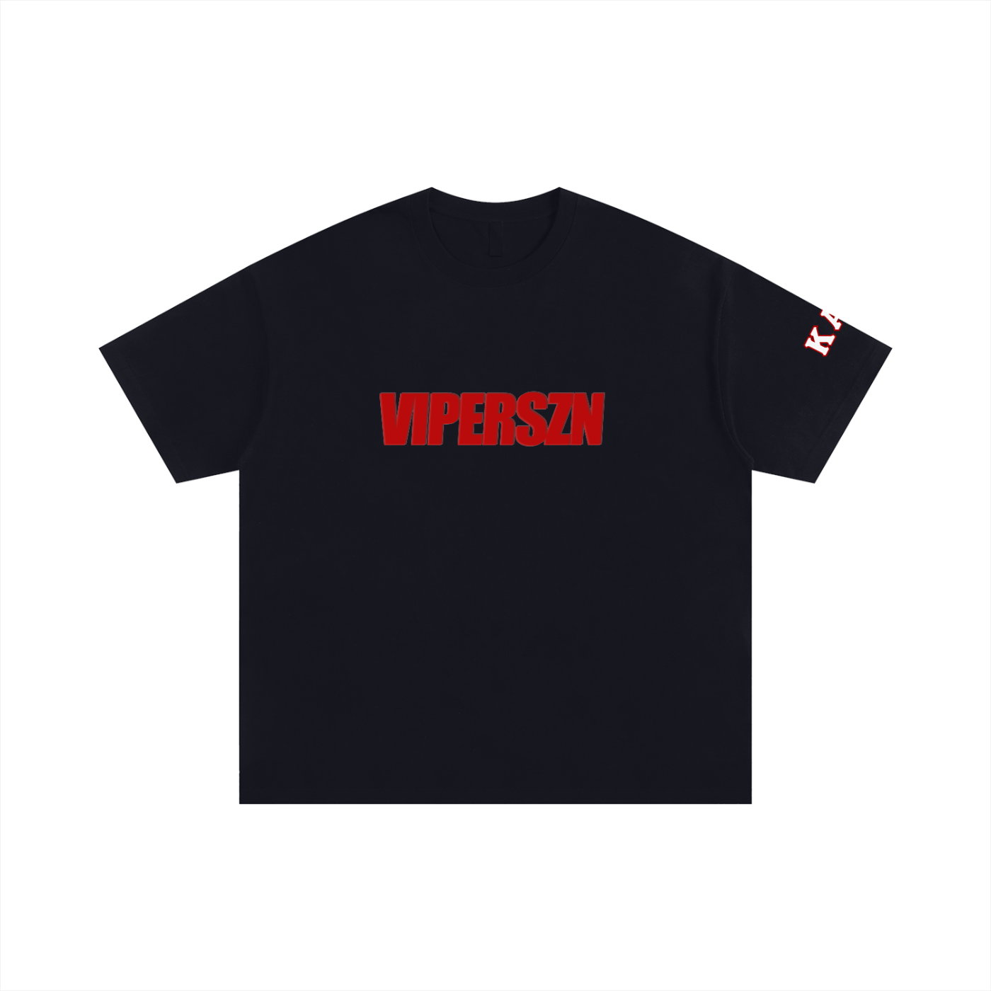 BANNED VIPERSZN Oversized Cotton T-Shirt (Black)