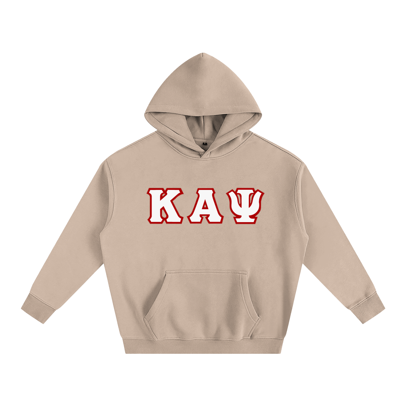 BANNED Lettered Oversize Fleeced Hoodie