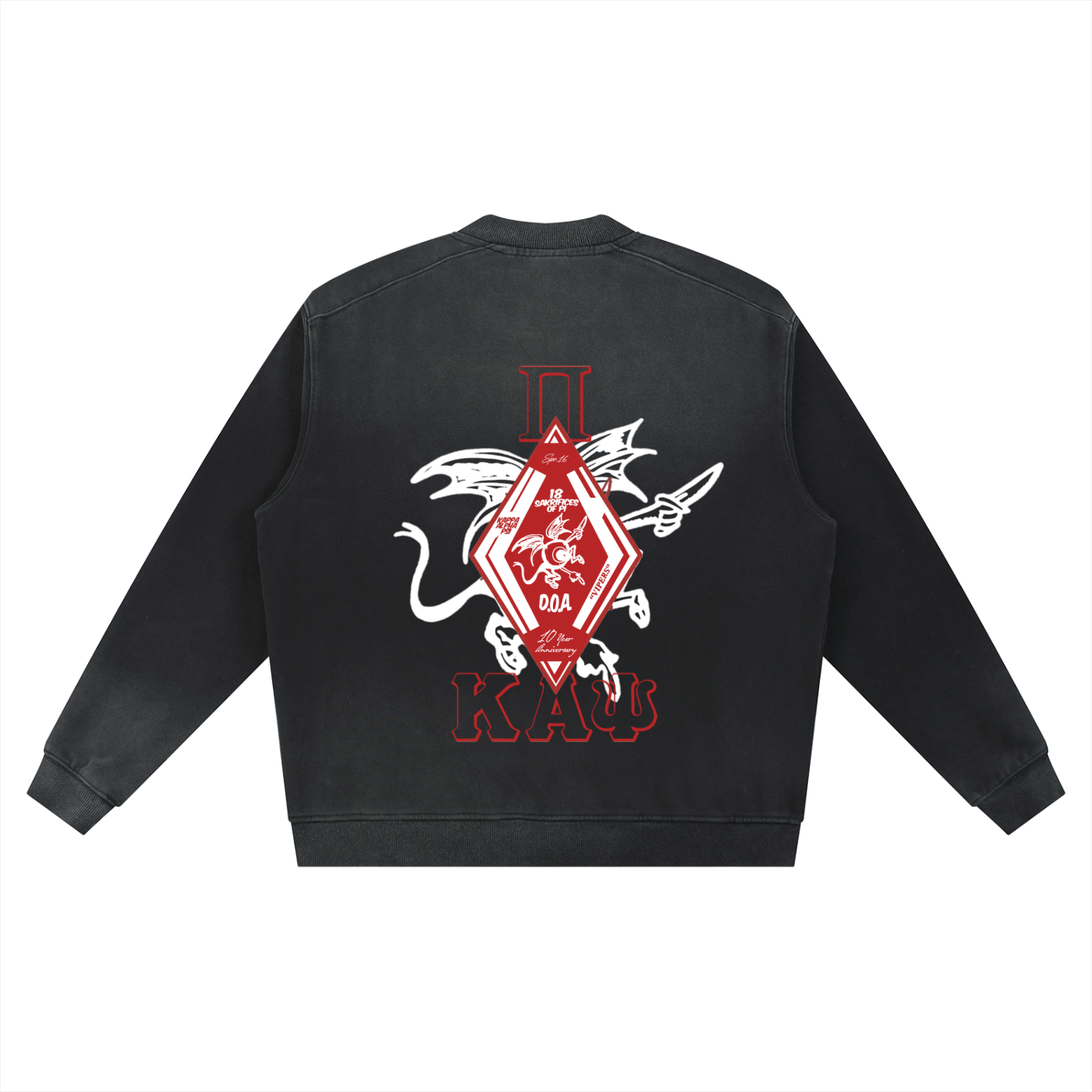 10 Year DOA Sun Fade Heavyweight Baseball Jacket