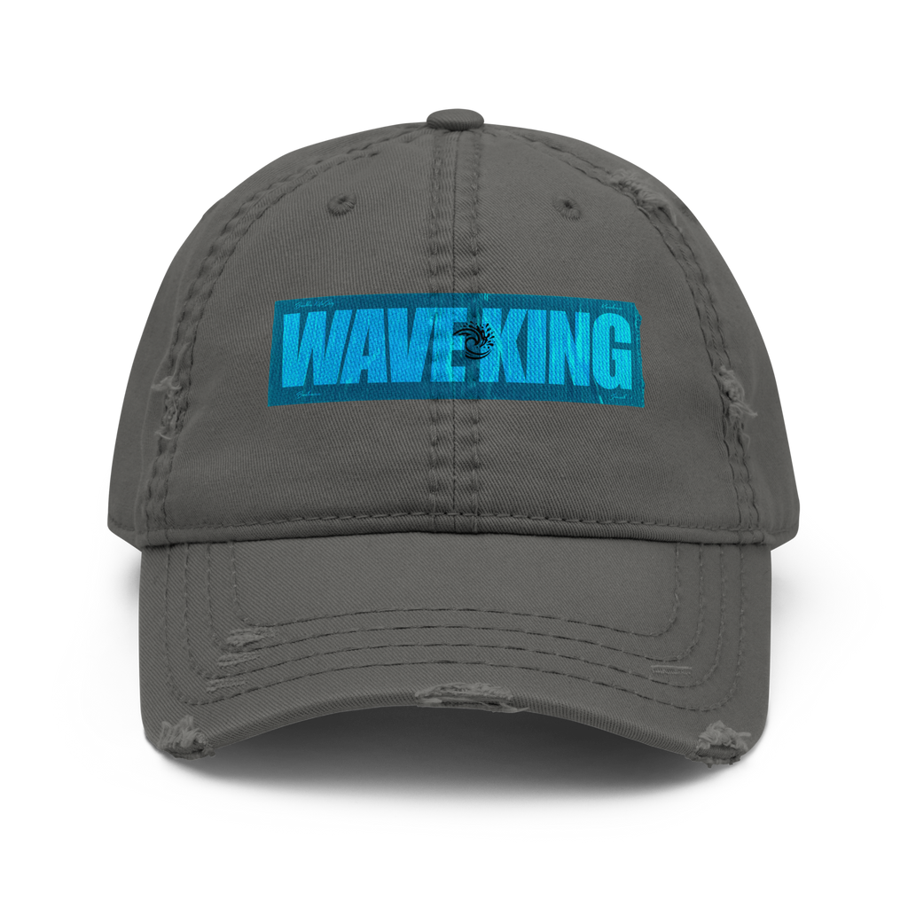 WAVE KING Dad Hat (Distressed)