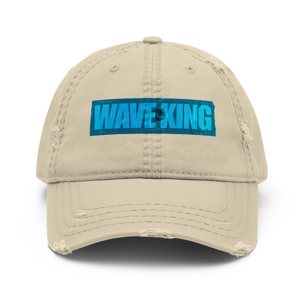 WAVE KING Dad Hat (Distressed)