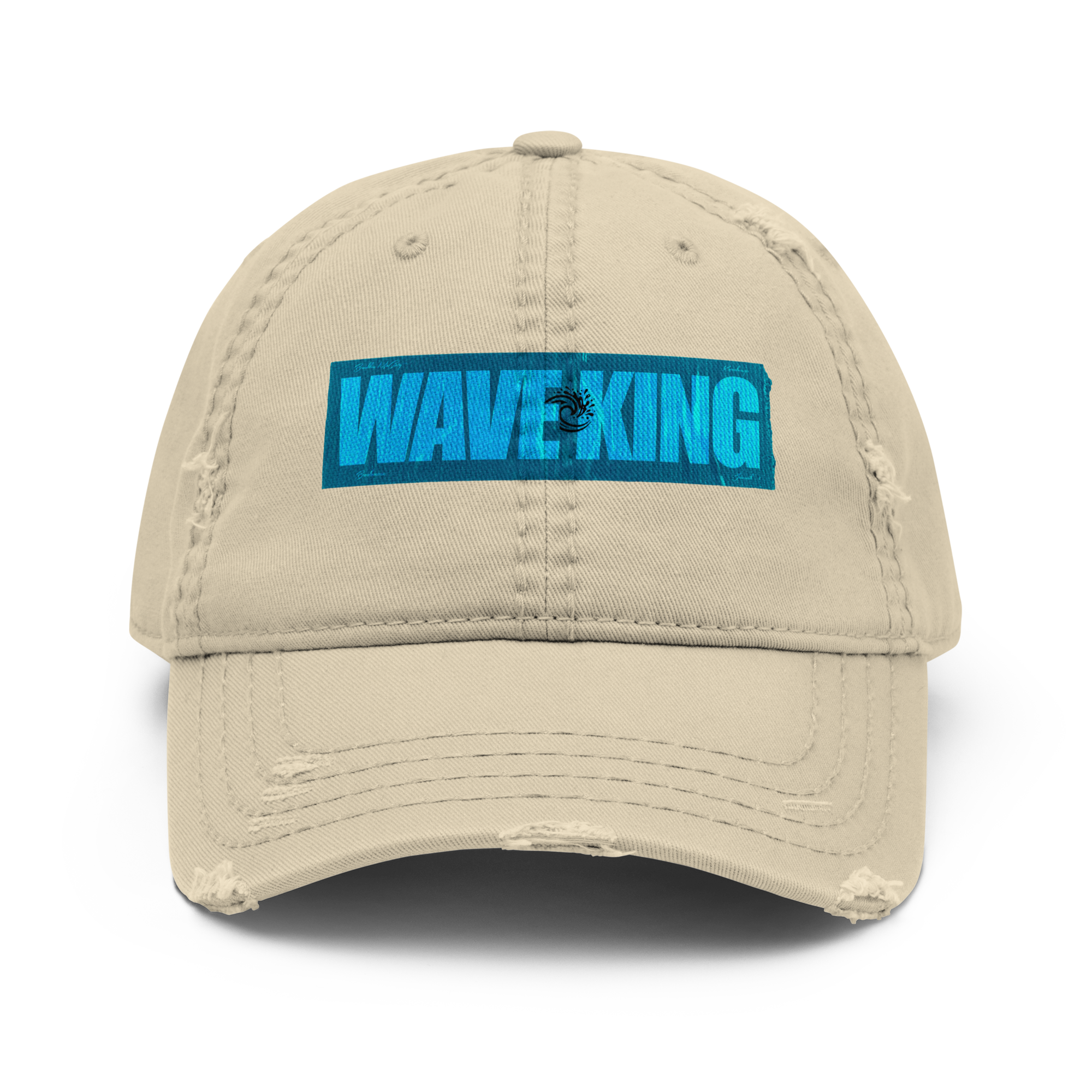 WAVE KING Dad Hat (Distressed)