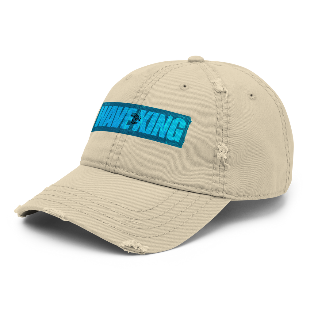 WAVE KING Dad Hat (Distressed)