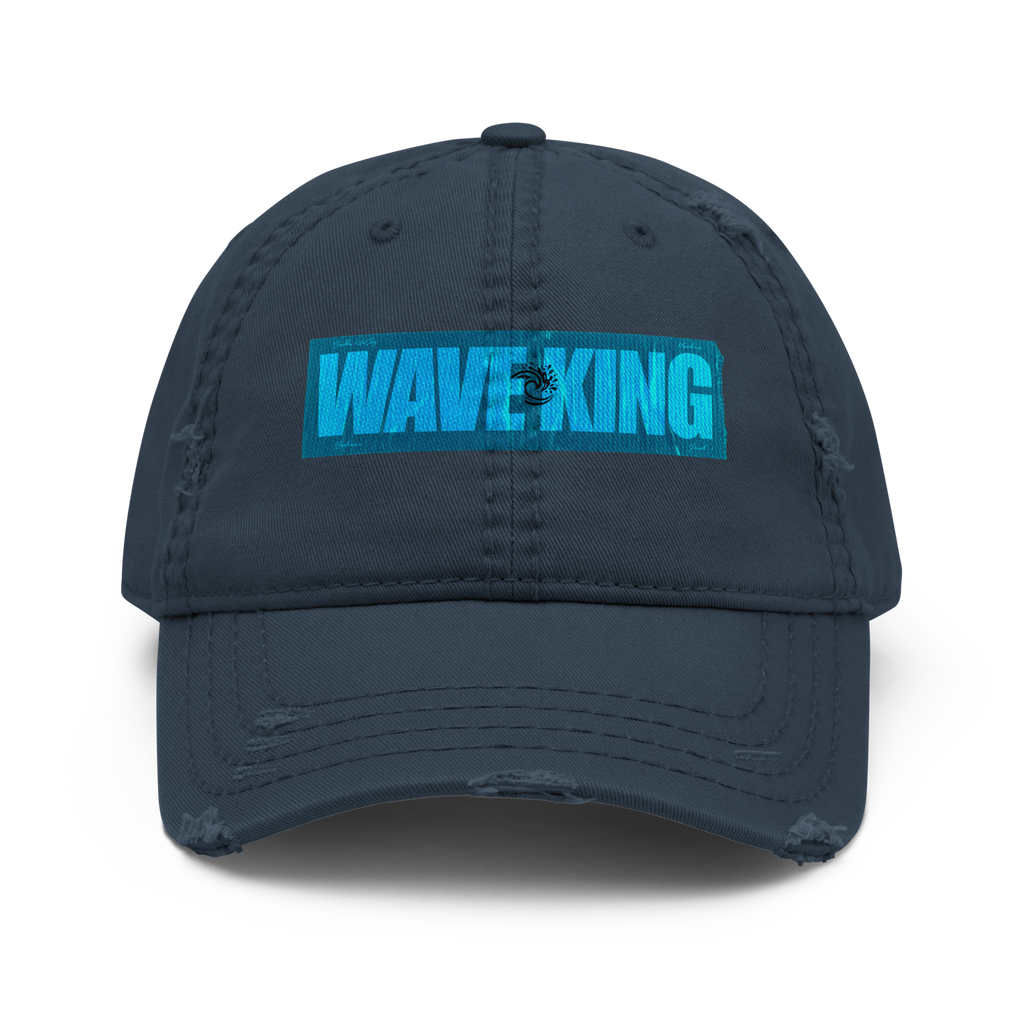 WAVE KING Dad Hat (Distressed)