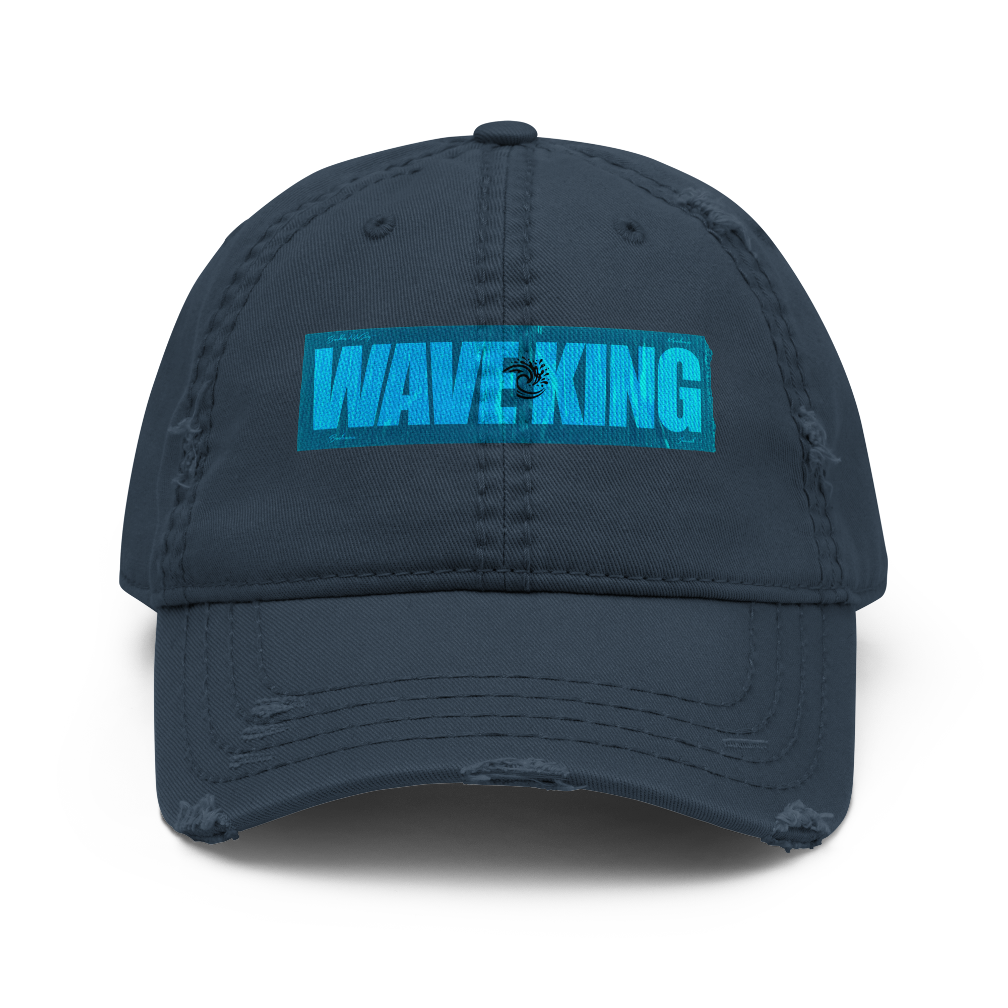 WAVE KING Dad Hat (Distressed)