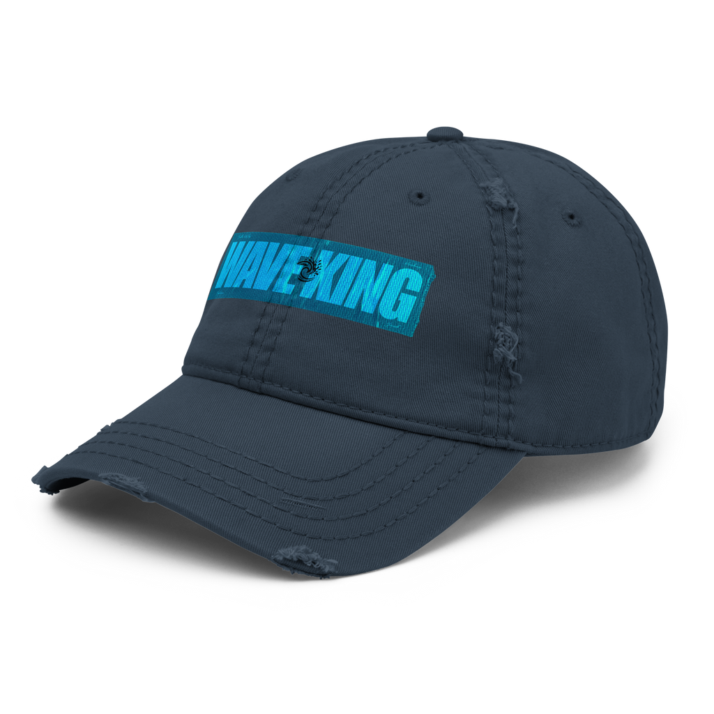 WAVE KING Dad Hat (Distressed)