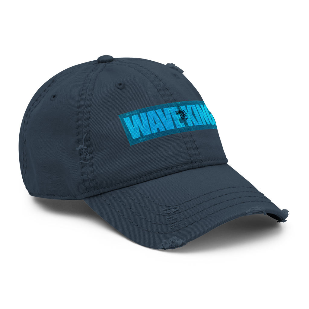WAVE KING Dad Hat (Distressed)