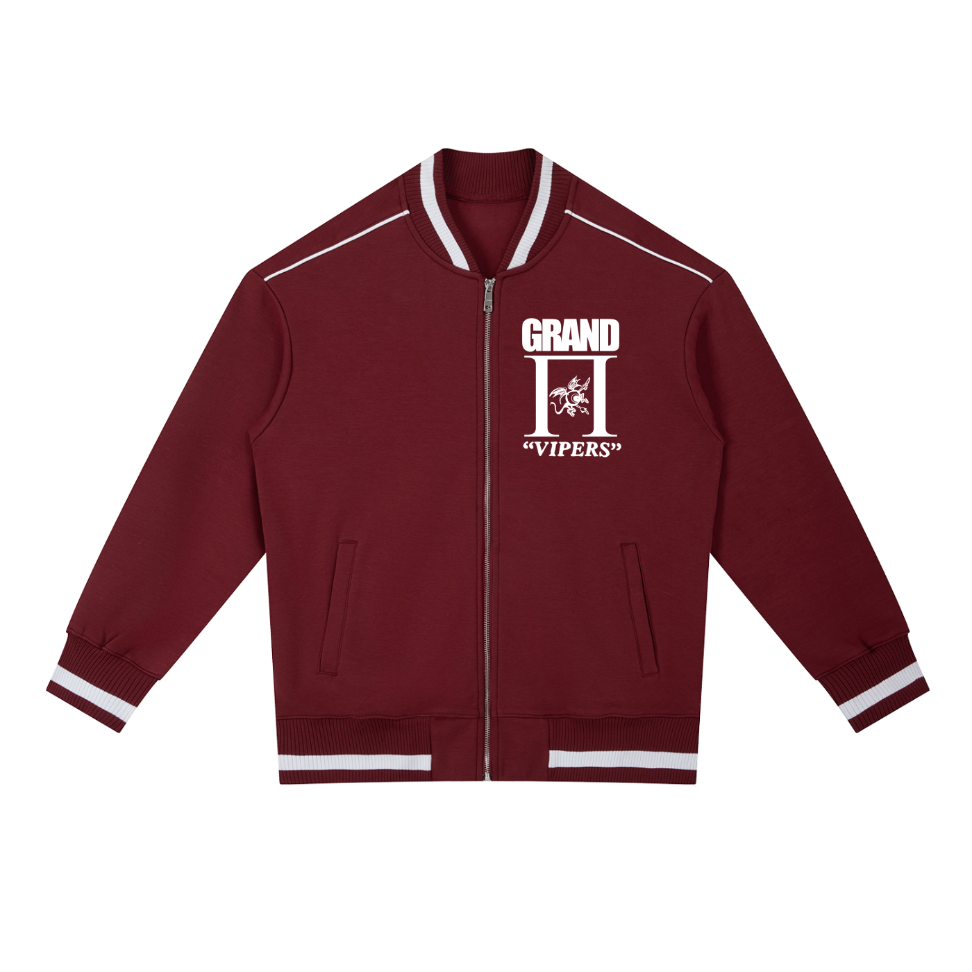 Grand Pi Zip Bomber Jacket