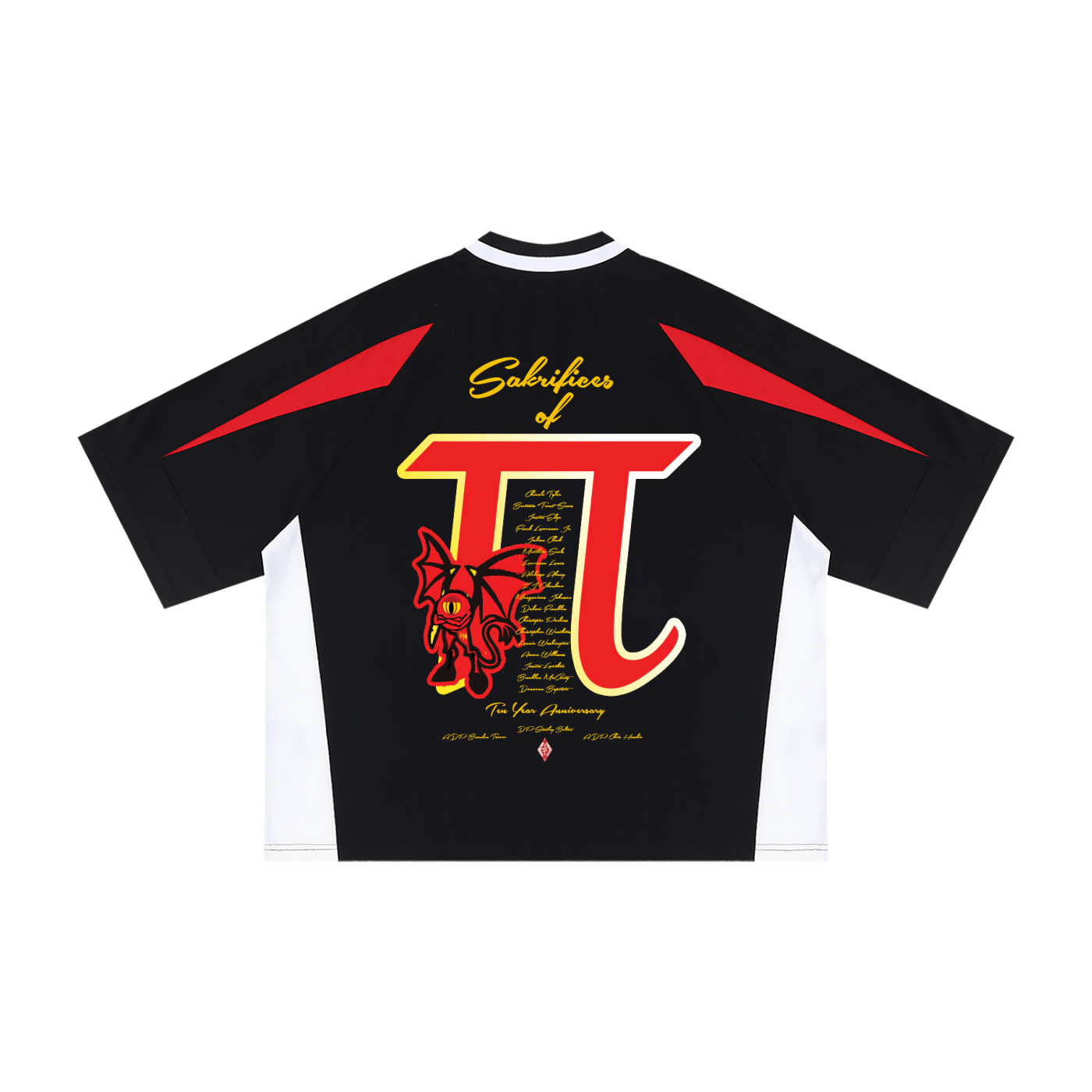 AD17  Color Block V-Neck T-Shirt