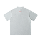 DOA 10 Year Logo Loose Cotton Short-Sleeve Polo Shirt
