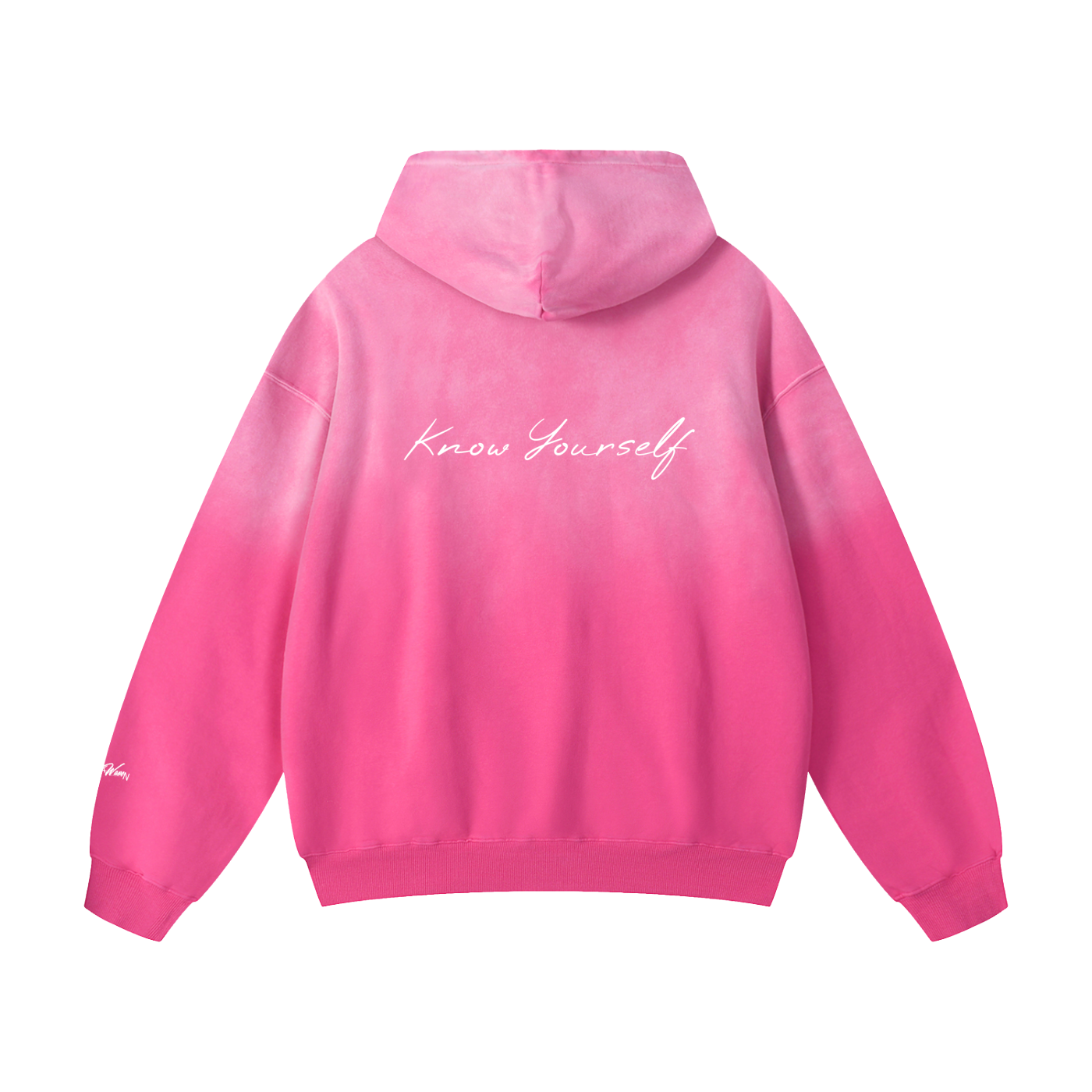 "Know yourself" Sunfade Oversized Hoodie