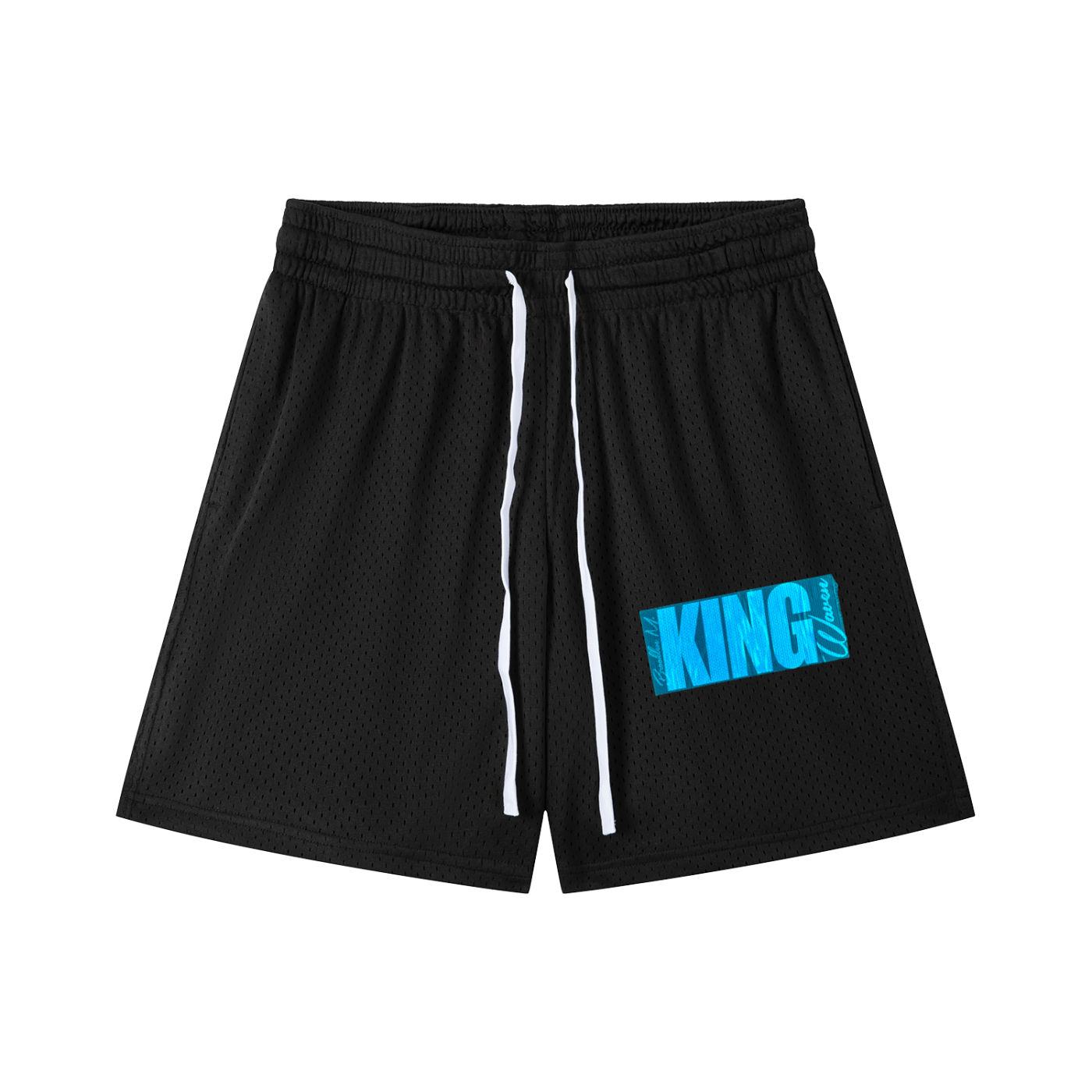 WAVE KING Mesh Drawstring Shorts