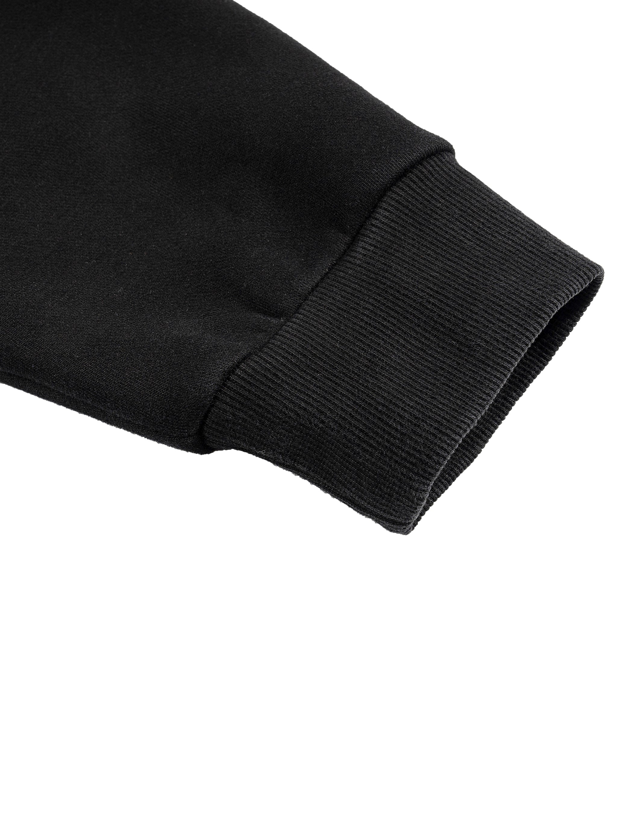 THE JEDI - "Dark Side" Sun Fade Detachable Fur Hoodie (Boxy)