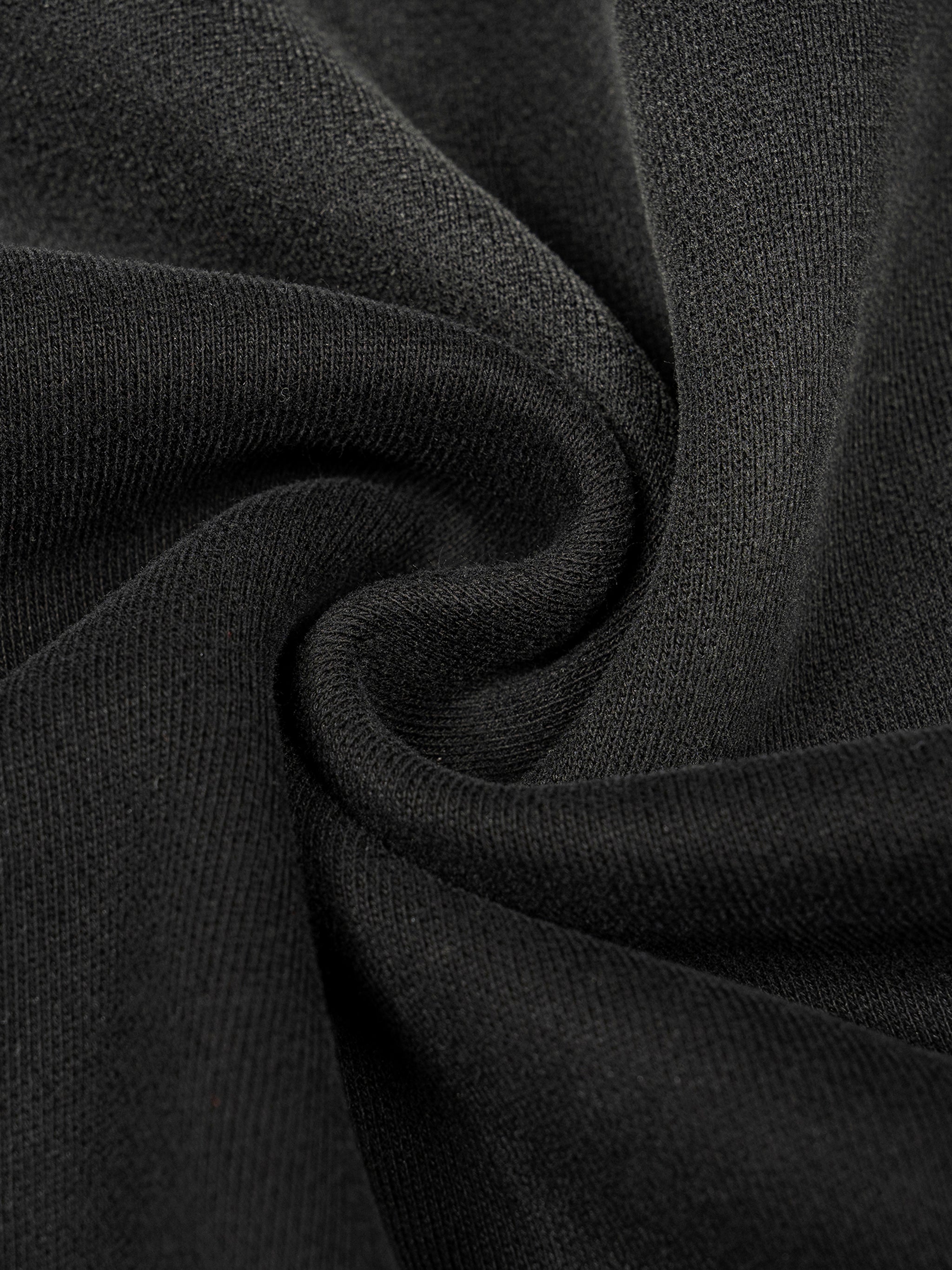THE JEDI - "Dark Side" Sun Fade Detachable Fur Hoodie (Boxy)
