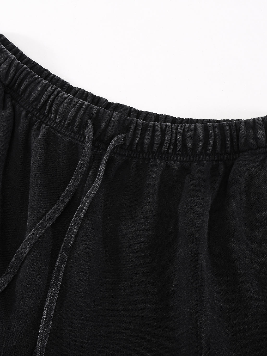 "Grand Pi Vipers" Snow Washed Raw Hem Shorts
