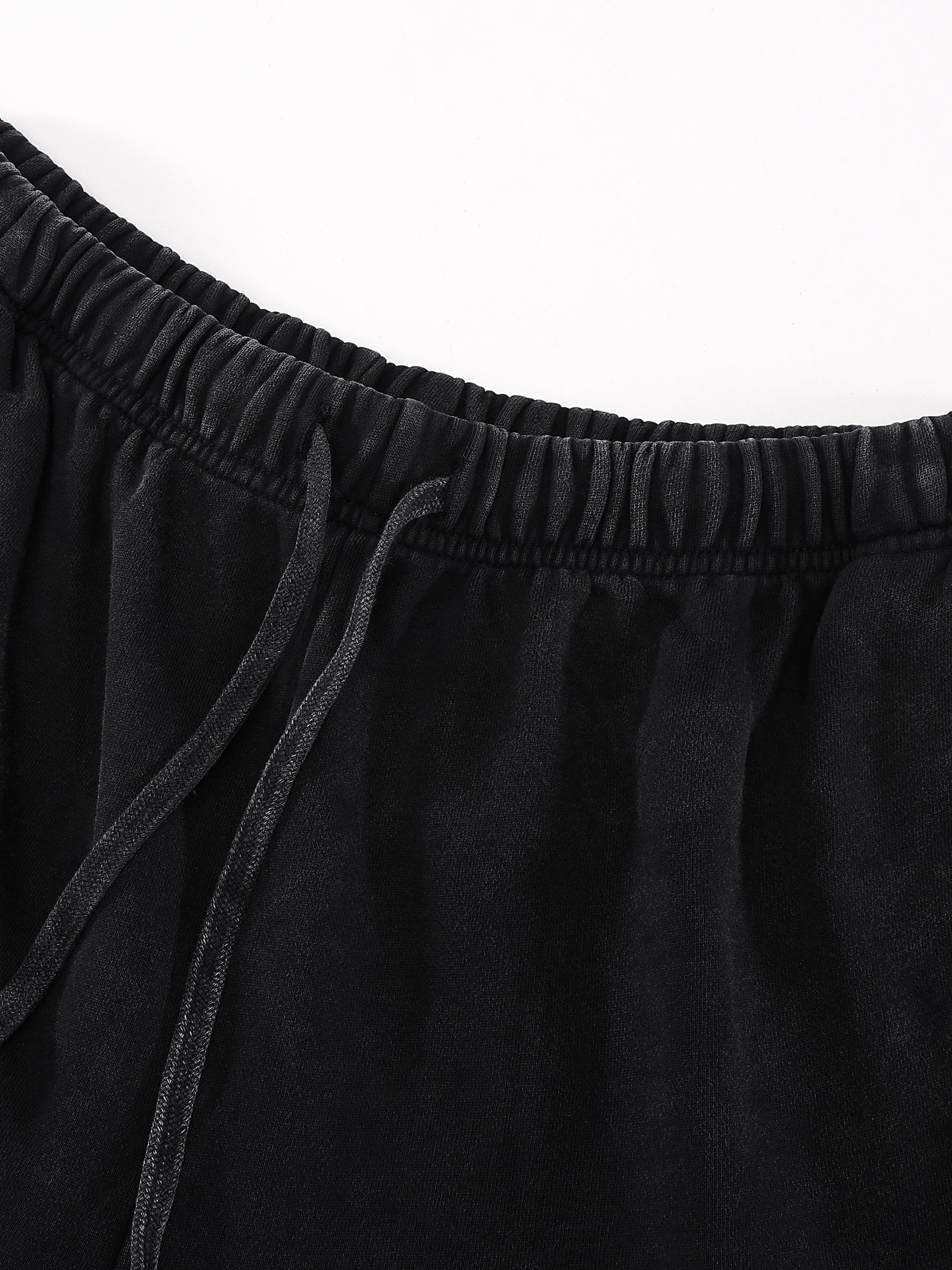 "Grand Pi Vipers" Snow Washed Raw Hem Shorts