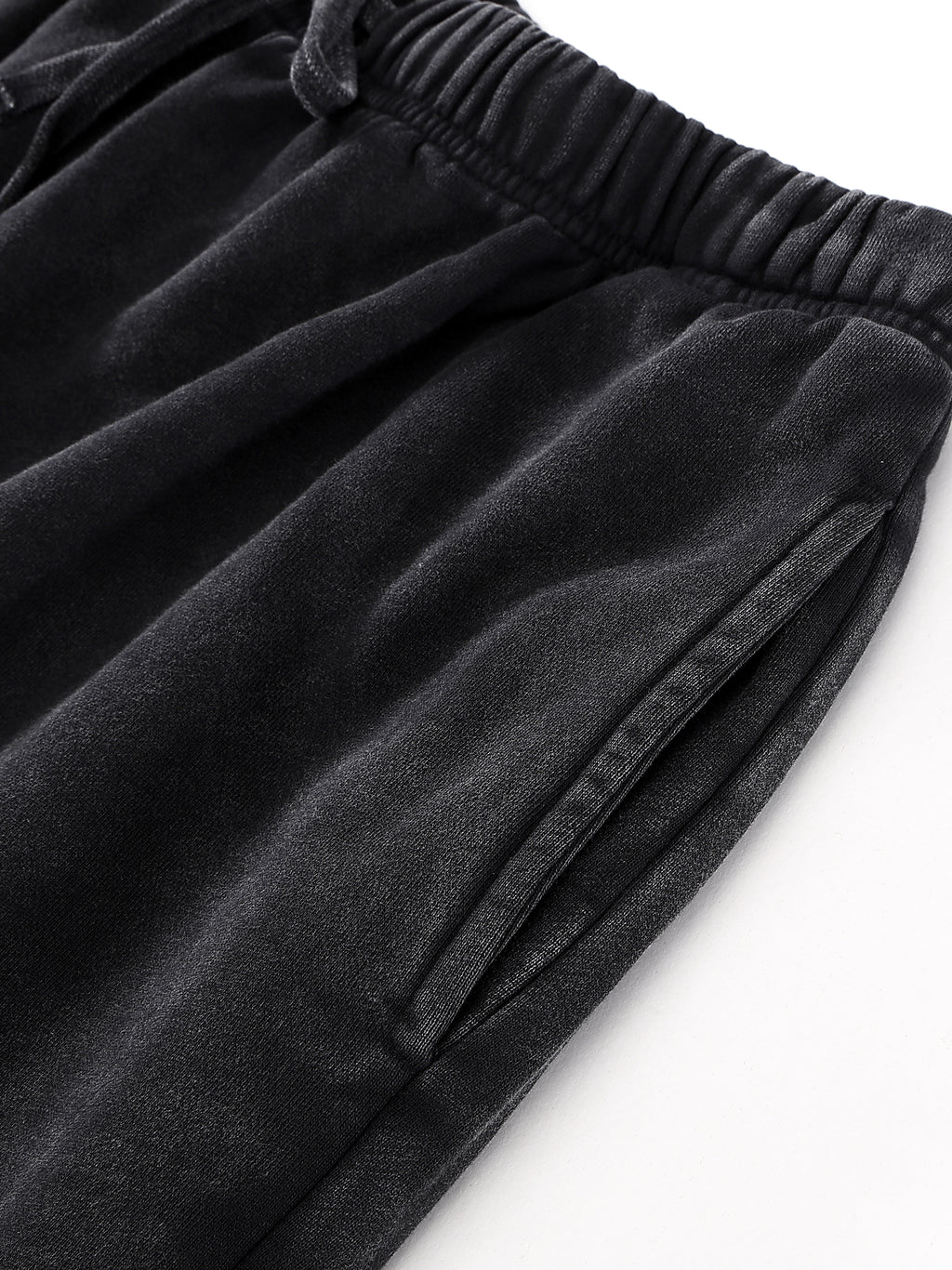 "Grand Pi Vipers" Snow Washed Raw Hem Shorts