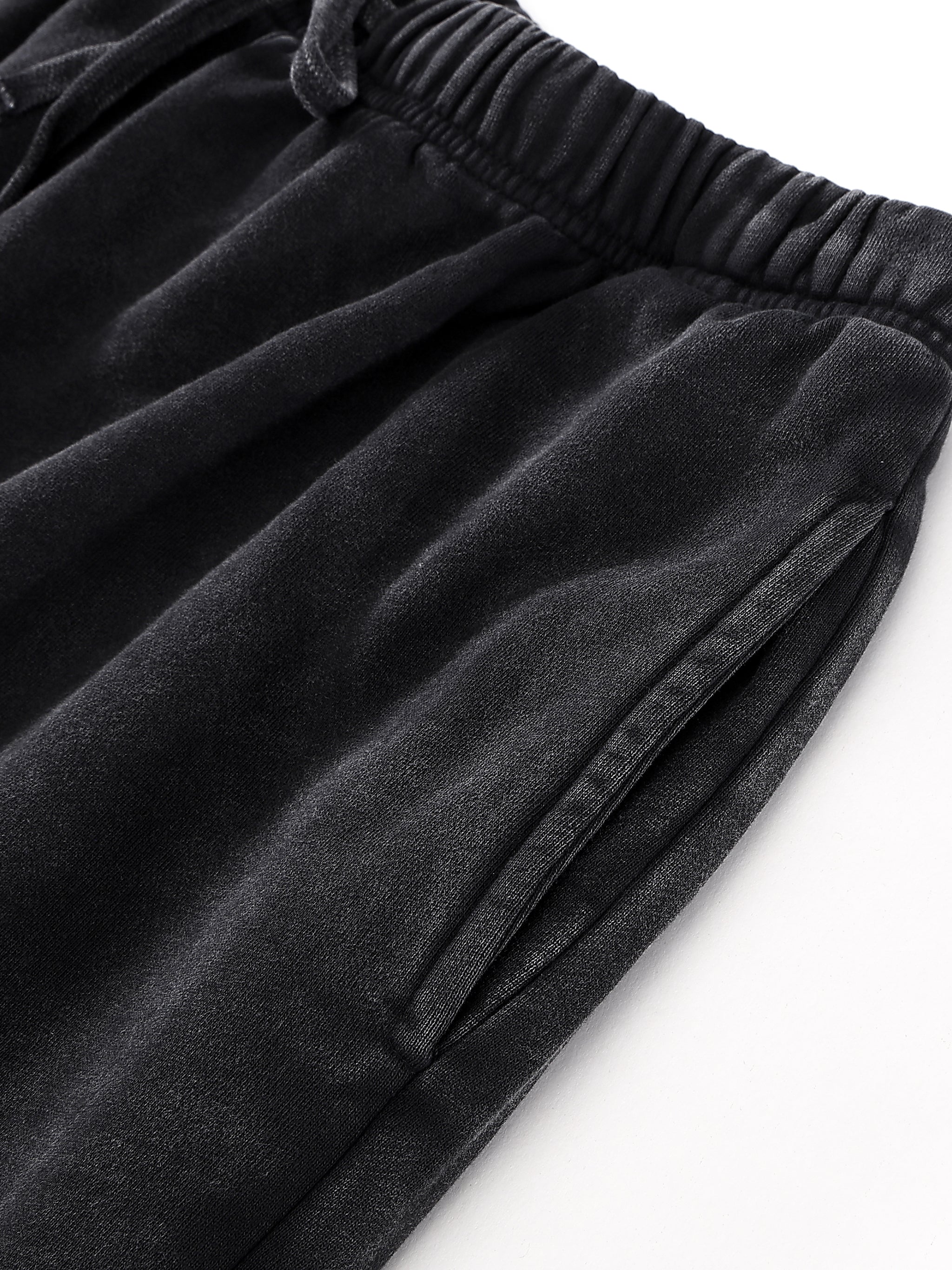 "Grand Pi Vipers" Snow Washed Raw Hem Shorts