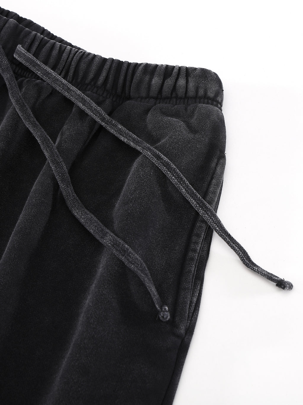 "Grand Pi Vipers" Snow Washed Raw Hem Shorts