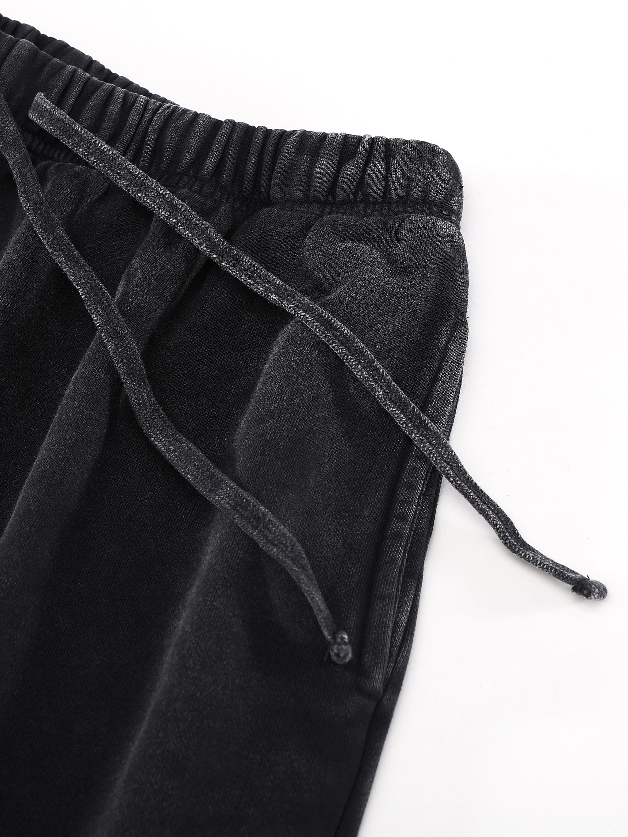 "Grand Pi Vipers" Snow Washed Raw Hem Shorts