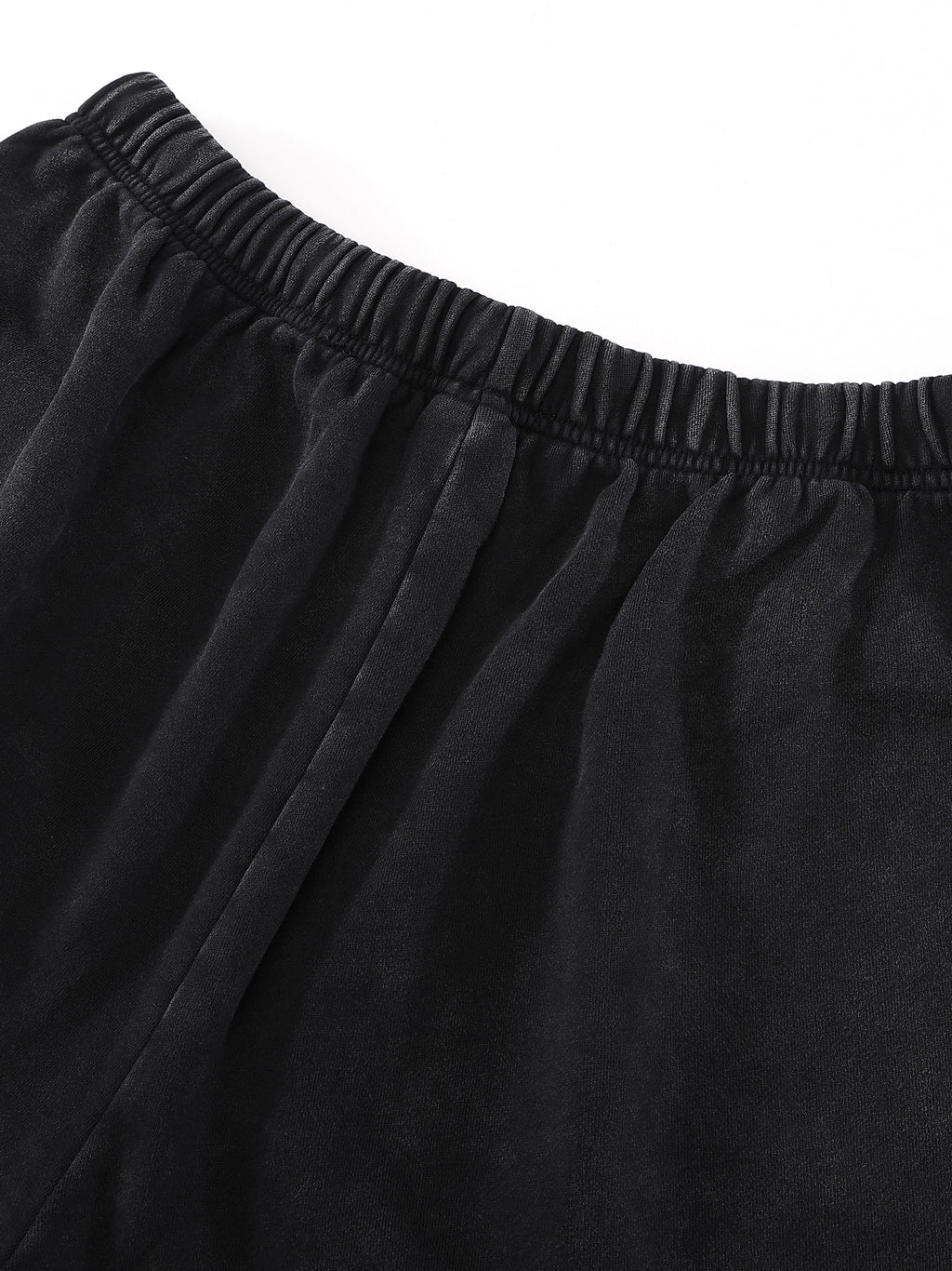 "Grand Pi Vipers" Snow Washed Raw Hem Shorts