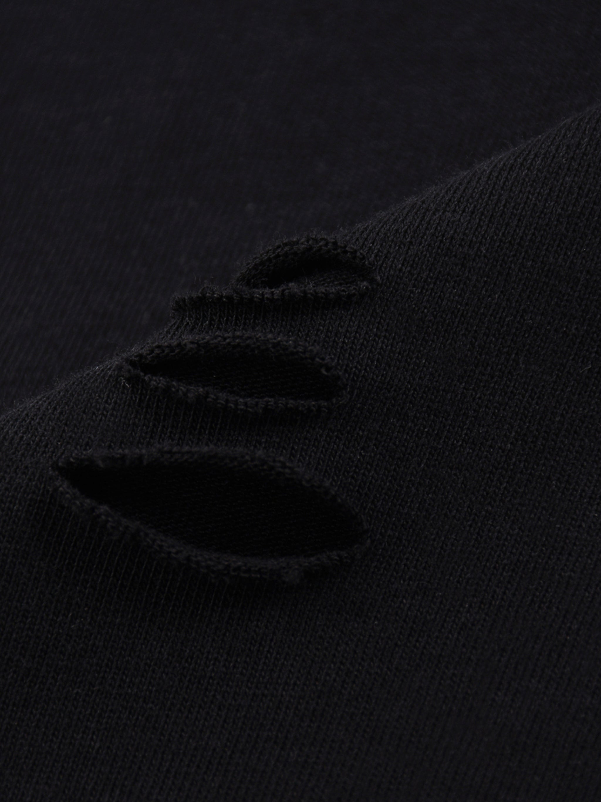 "Vipers" Raw Edge Cotton T-Shirt (Snow Wash)