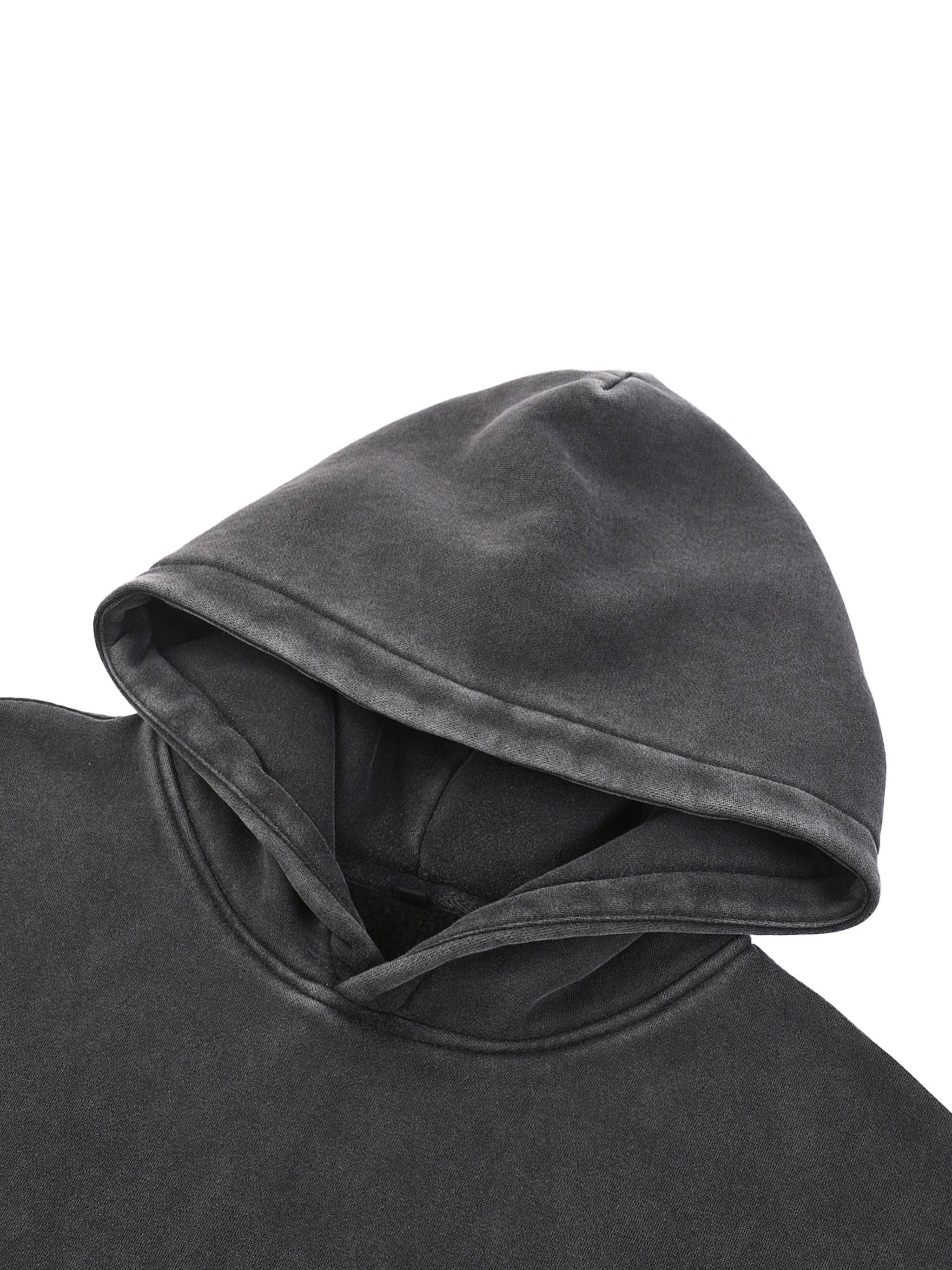 Grand Pi Snow Wash Fleece Oversize Hoodie