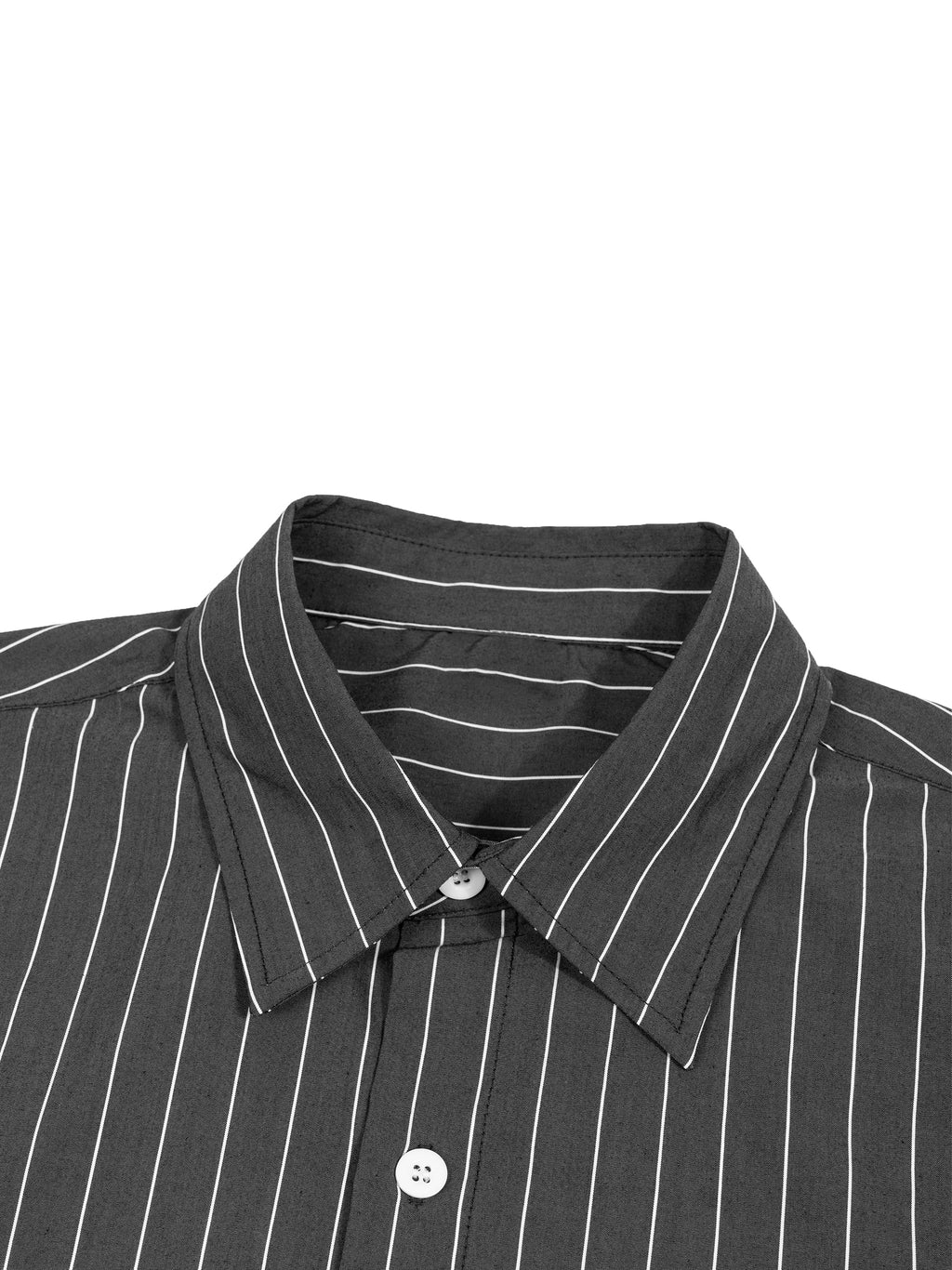 "1921" Striped Boxy Button-Up Shirt