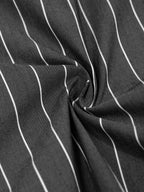 "1921" Striped Boxy Button-Up Shirt