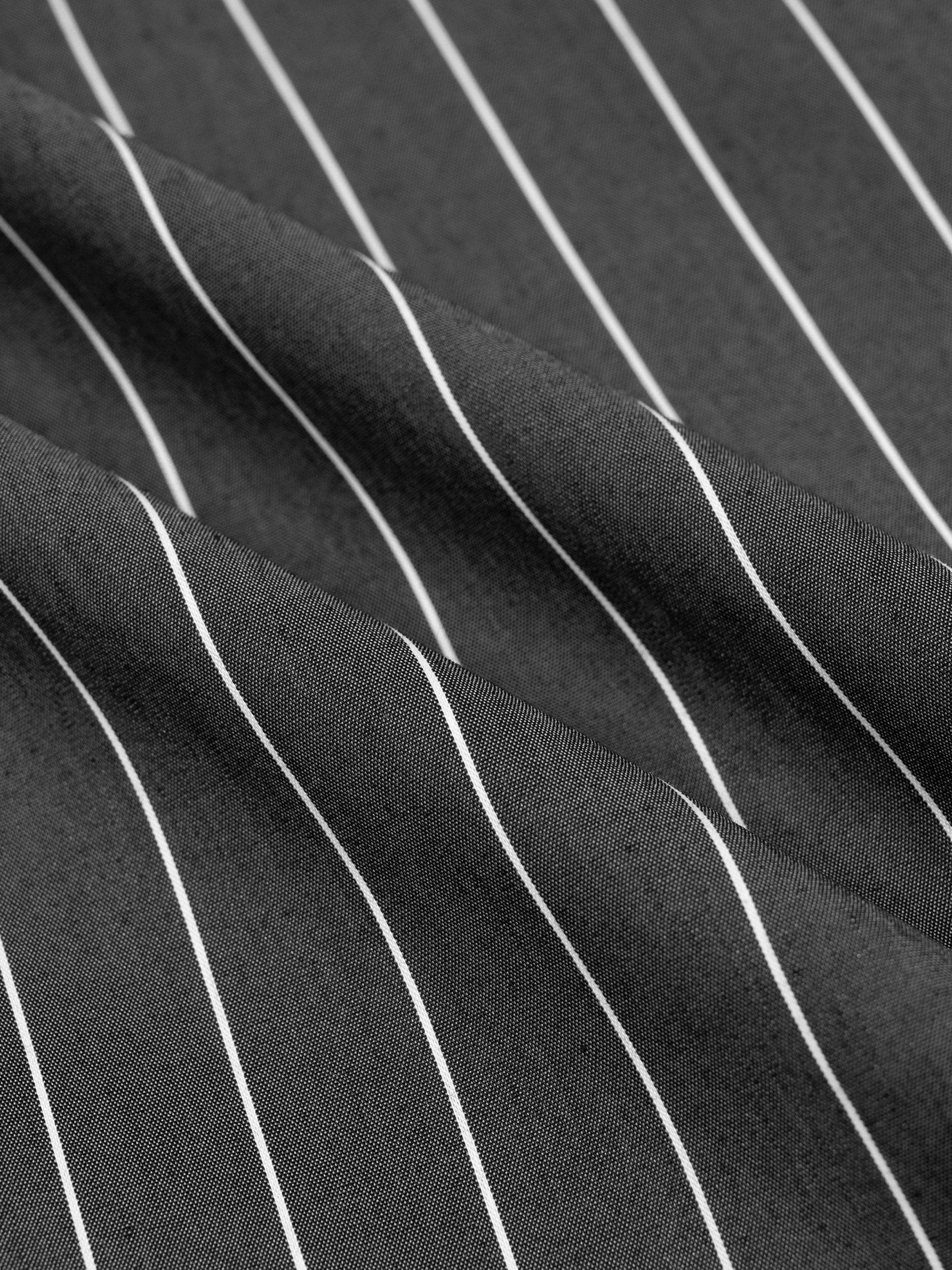 "1921" Striped Boxy Button-Up Shirt