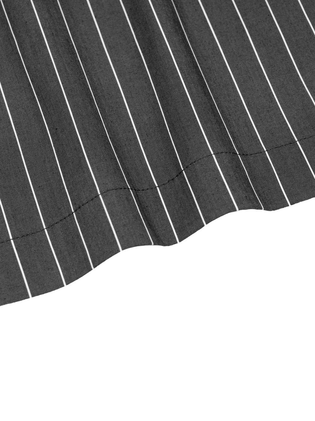 "1921" Striped Boxy Button-Up Shirt